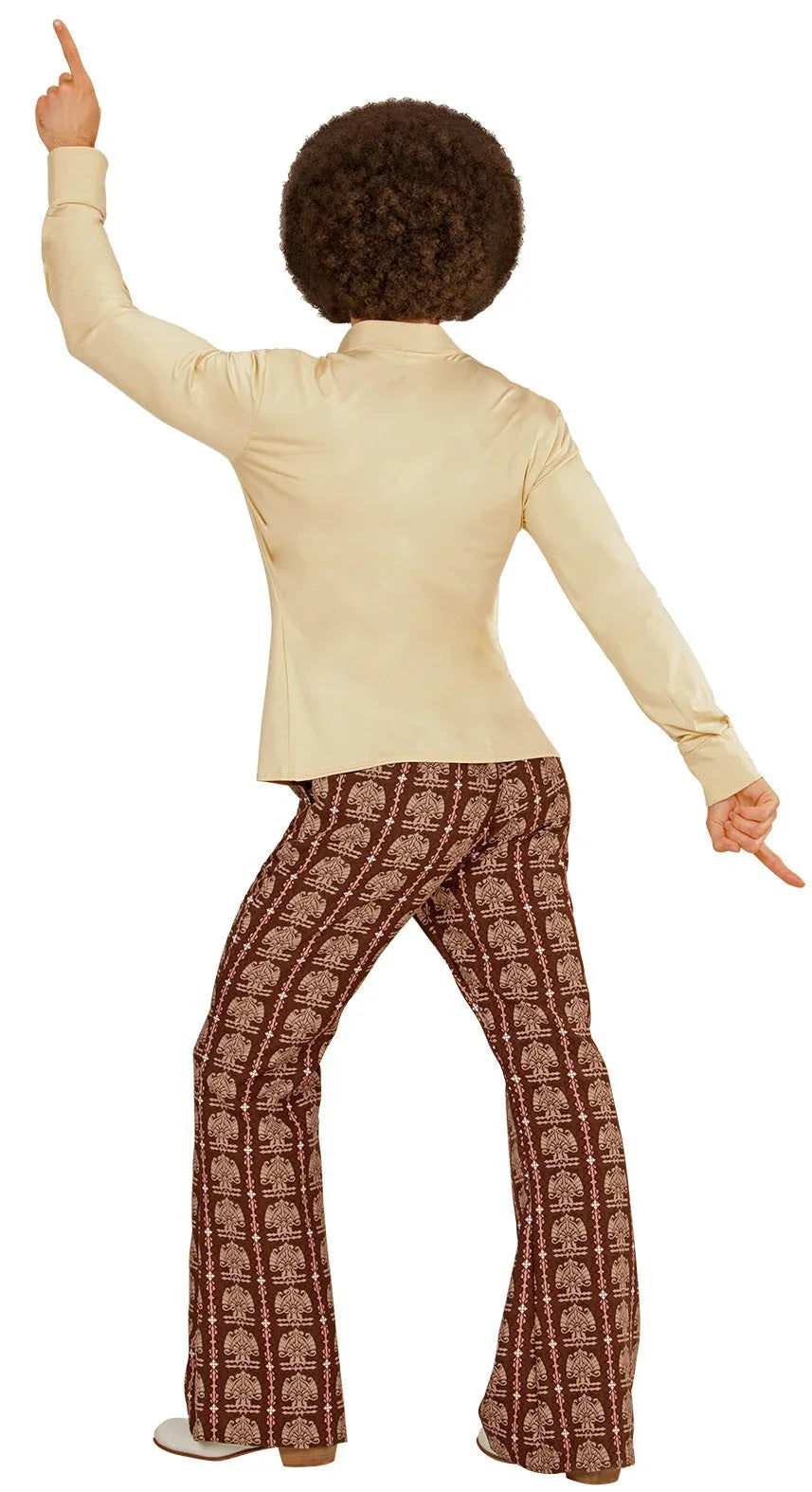 Camisa Disco Años 70 Beige para Hombre Camisas Disco Años 70 Widmann