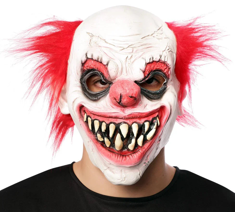 Máscara de Payaso Psicópata con Sonrisa Diabólica Máscaras de Payaso Asesino EuroCarnavales