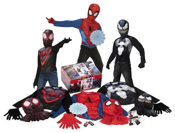 Cofre de Disfraces con Spider-Man, Venom y Miles Morales Spiderman Rubies