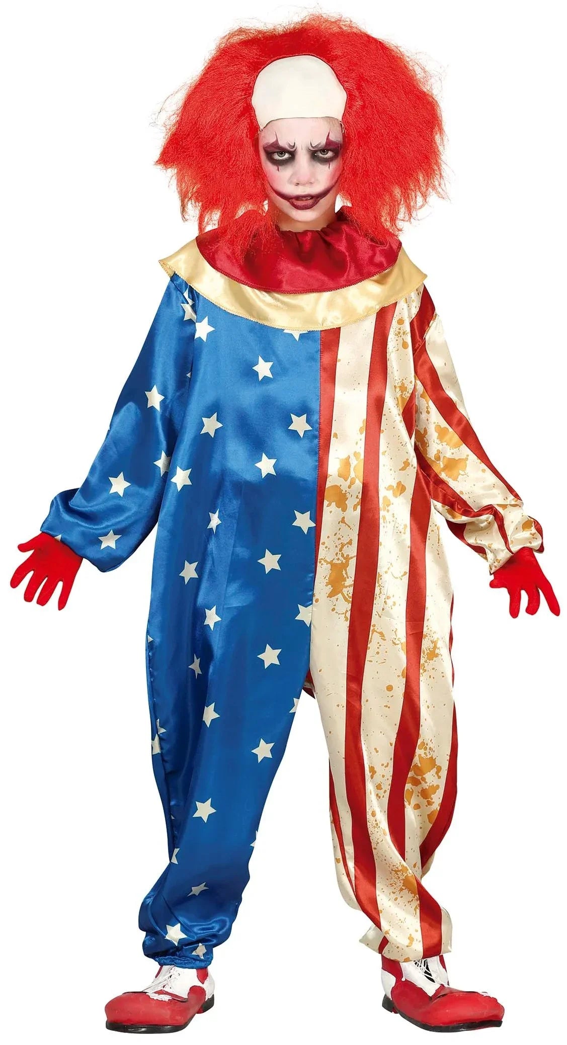 Disfraz de Payaso Patriota Asesino para Niño Payasos Asesinos Guirca