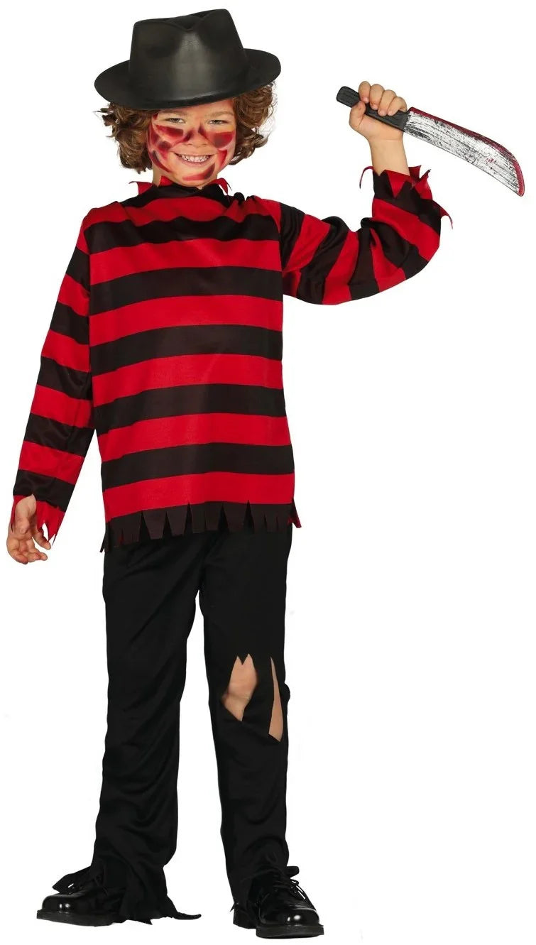 Disfraz de Freddy Krueger Asesino para Niño Freddy Krueger Guirca