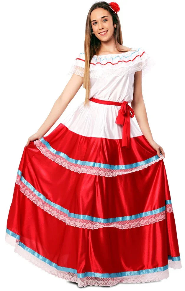 Disfraz de Cubana Tradicional para Mujer Rumberos y Caribeños EuroCarnavales
