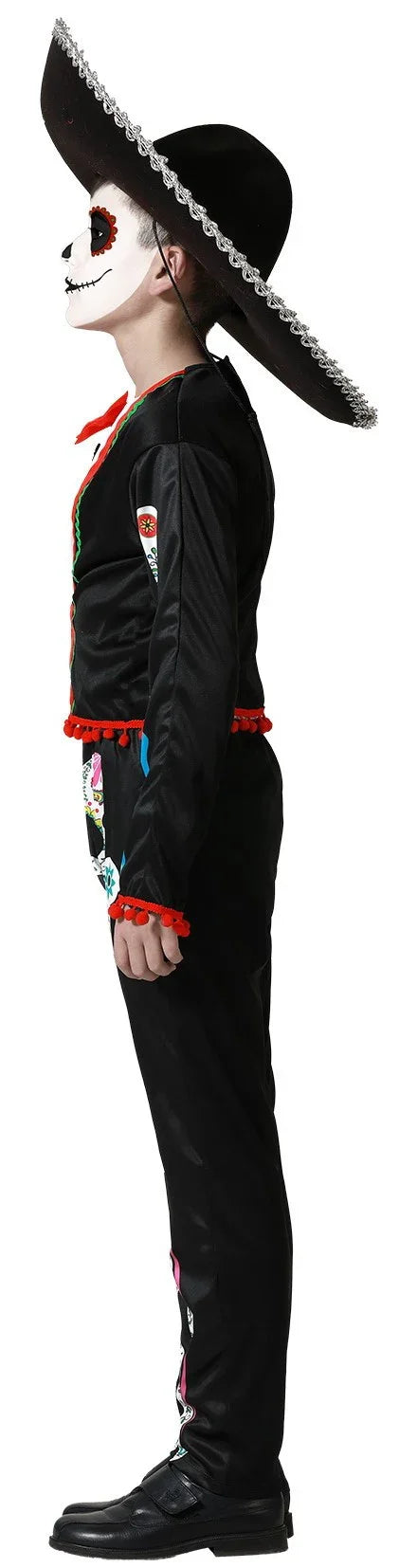 Disfraz de Día de los Muertos Mexicano para Niño Catrina Atosa