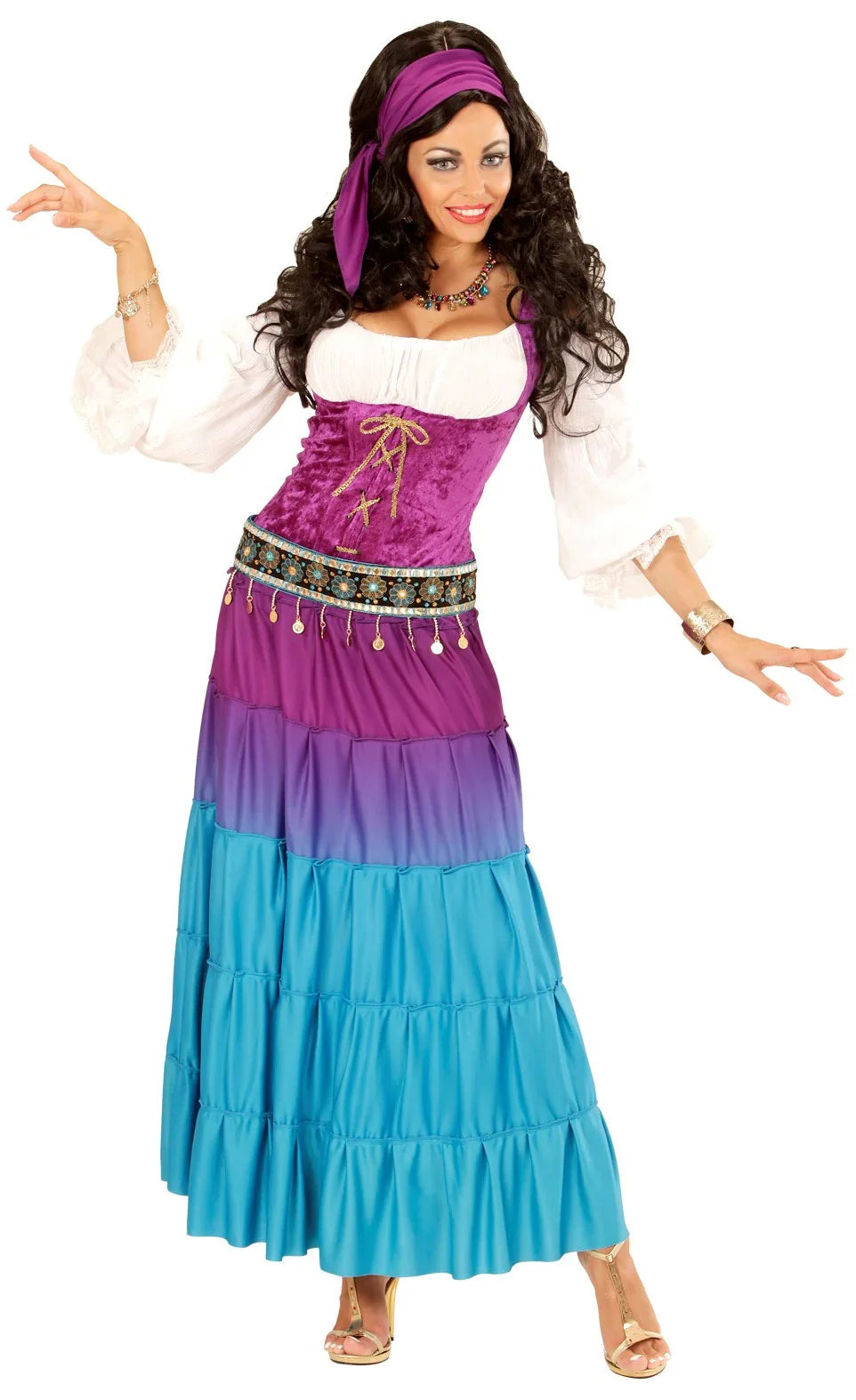 Disfraz de Gitana Esmeralda para Mujer Gitanas Widmann