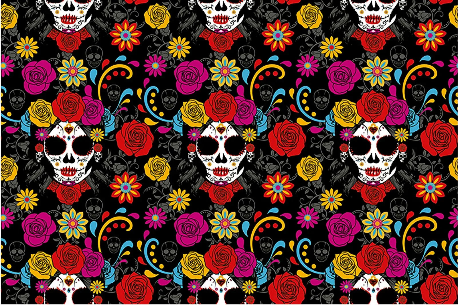 Mantel de Catrina para Decoración de Halloween Menaje Halloween Guirca