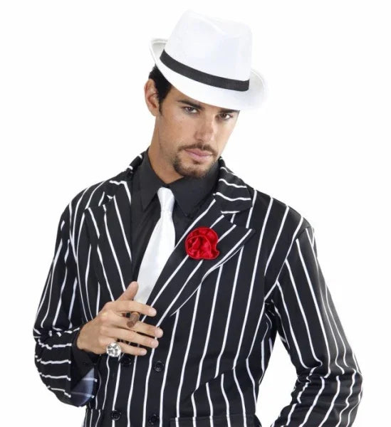 Sombrero Blanco de Gangster Sombreros y Gorros Widmann