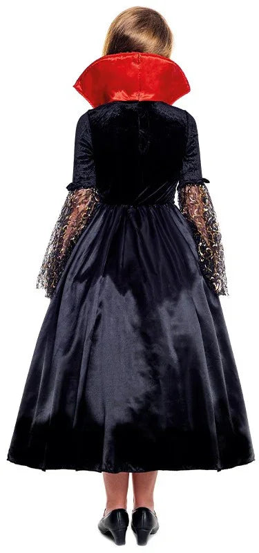 Disfraz de Vampiresa Elegante Premium para Niña Vampiros y vampiresas Partilandia