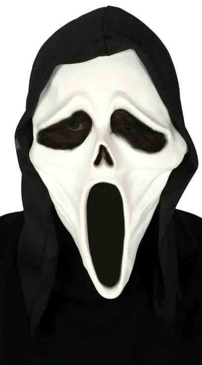 Máscara de Scream de Látex con Capucha Máscaras Halloween Guirca