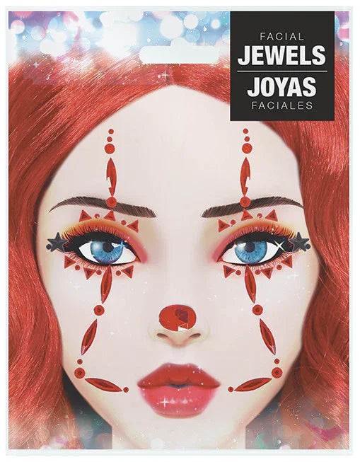 Gemas Faciales Adhesivas de Penny el Payaso Kits de Maquillaje Guirca