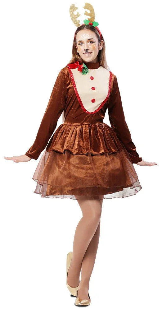 Disfraz de Reno Navideño para Mujer Renos EuroCarnavales
