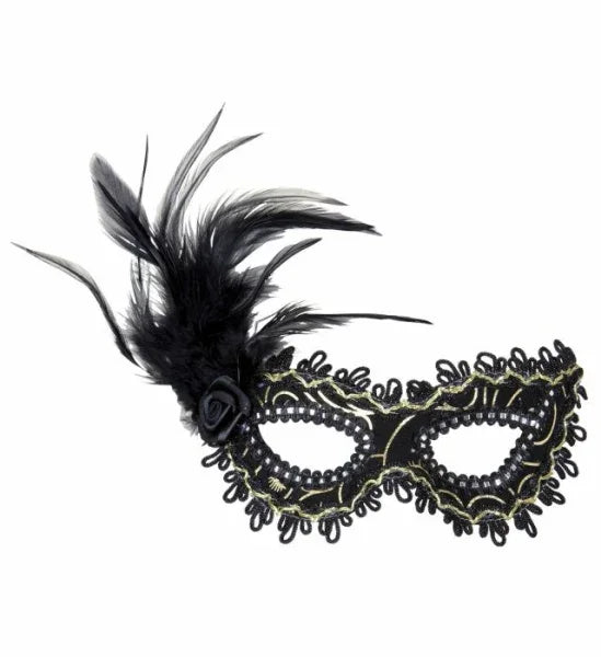 Antifaz decorado negro Antifaces Widmann