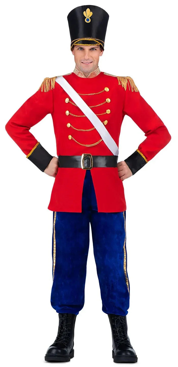 Disfraz de Soldadito de Plomo con Gorro para Hombre Soldadito de Plomo Viving