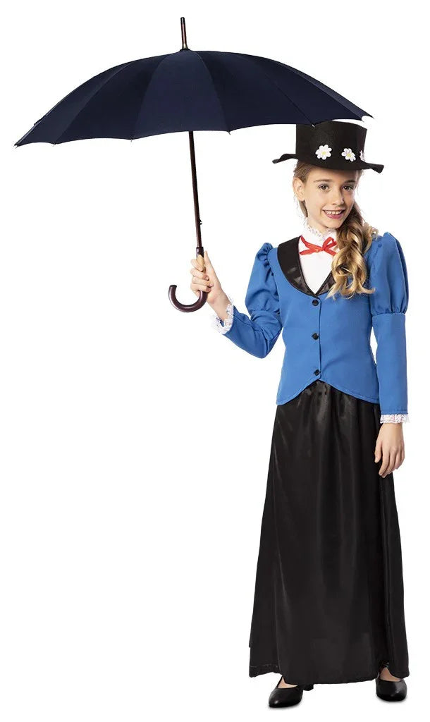 Disfraz de Mary Poppins Niñera Mágica para Niña Mary Poppins EuroCarnavales