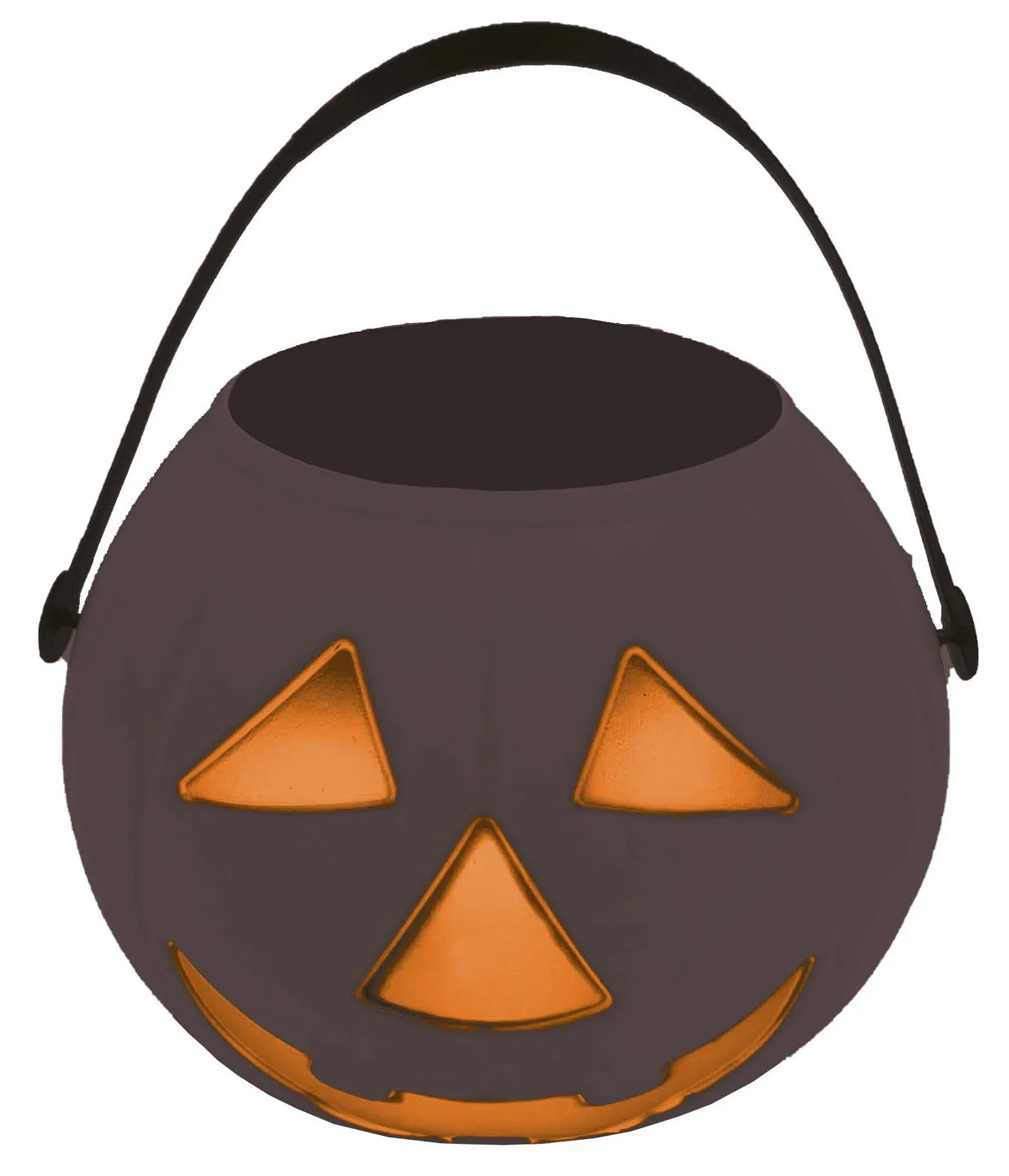 Cesta Calabaza Negra para Caramelos Cestas de Halloween Guirca