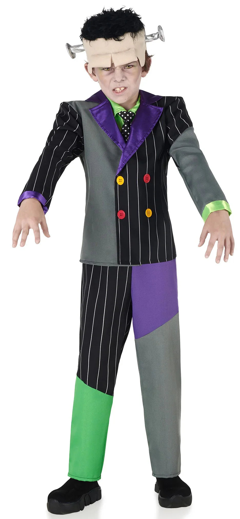 Disfraz de Frankenstein Elegante para Niño Frankenstein Kimokawaii