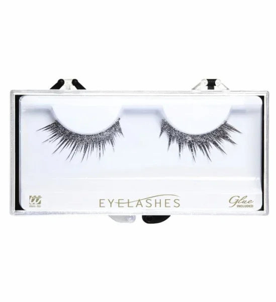 Pestañas con brillos en plata COMPLEMENTOS Widmann