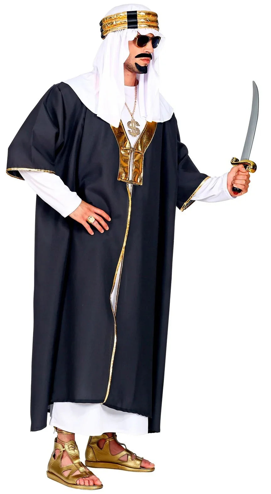 Costume Deluxe cheik arabe Déguisement Oriental Costume D'époque - 05 Costume Deluxe cheik arabe Déguisement Oriental Costume D'époque - 05