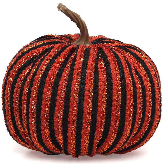 Calabaza Naranja de Rayas de Tela Calabaza Atosa