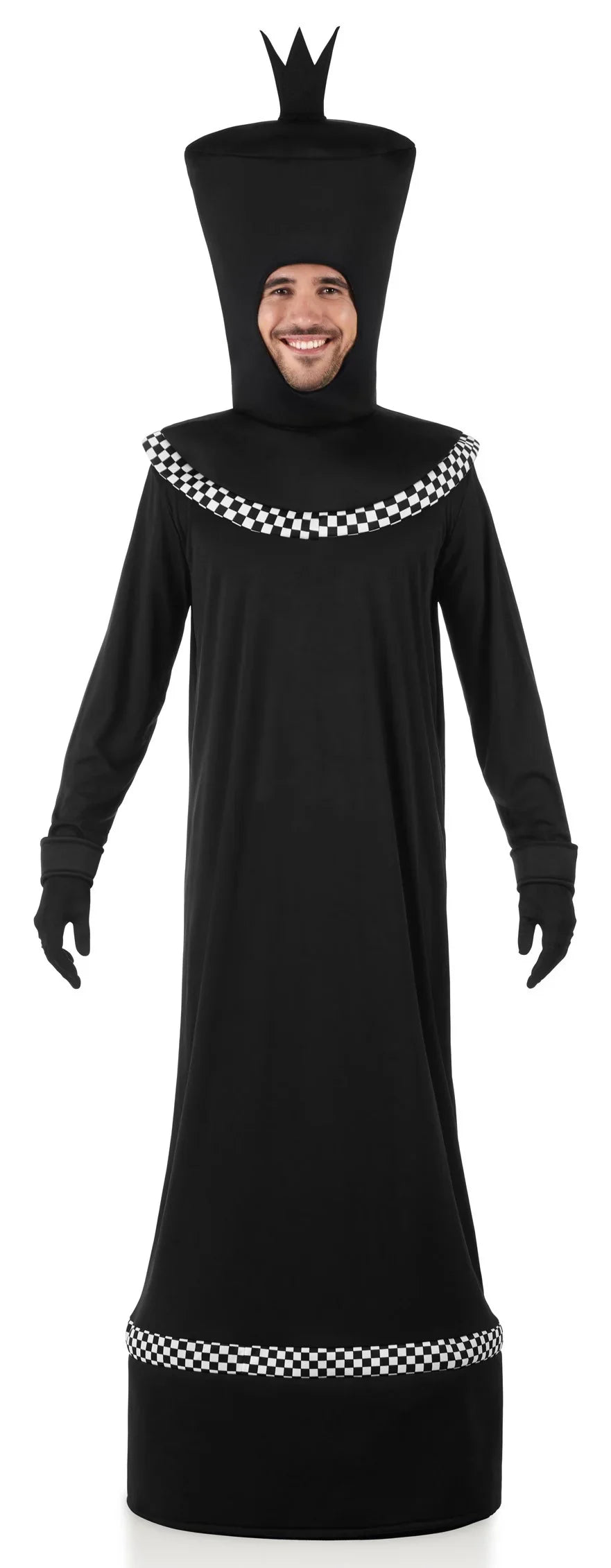 Disfraz de Piezas de Ajedrez Negras para Adulto Disfraces Originales Kimokawaii