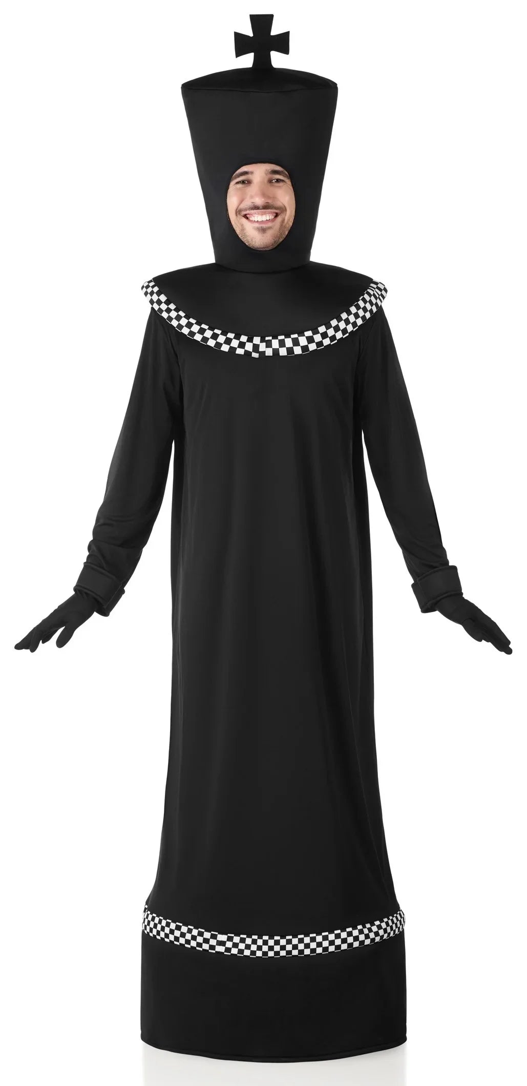 Disfraz de Piezas de Ajedrez Negras para Adulto Disfraces Originales Kimokawaii