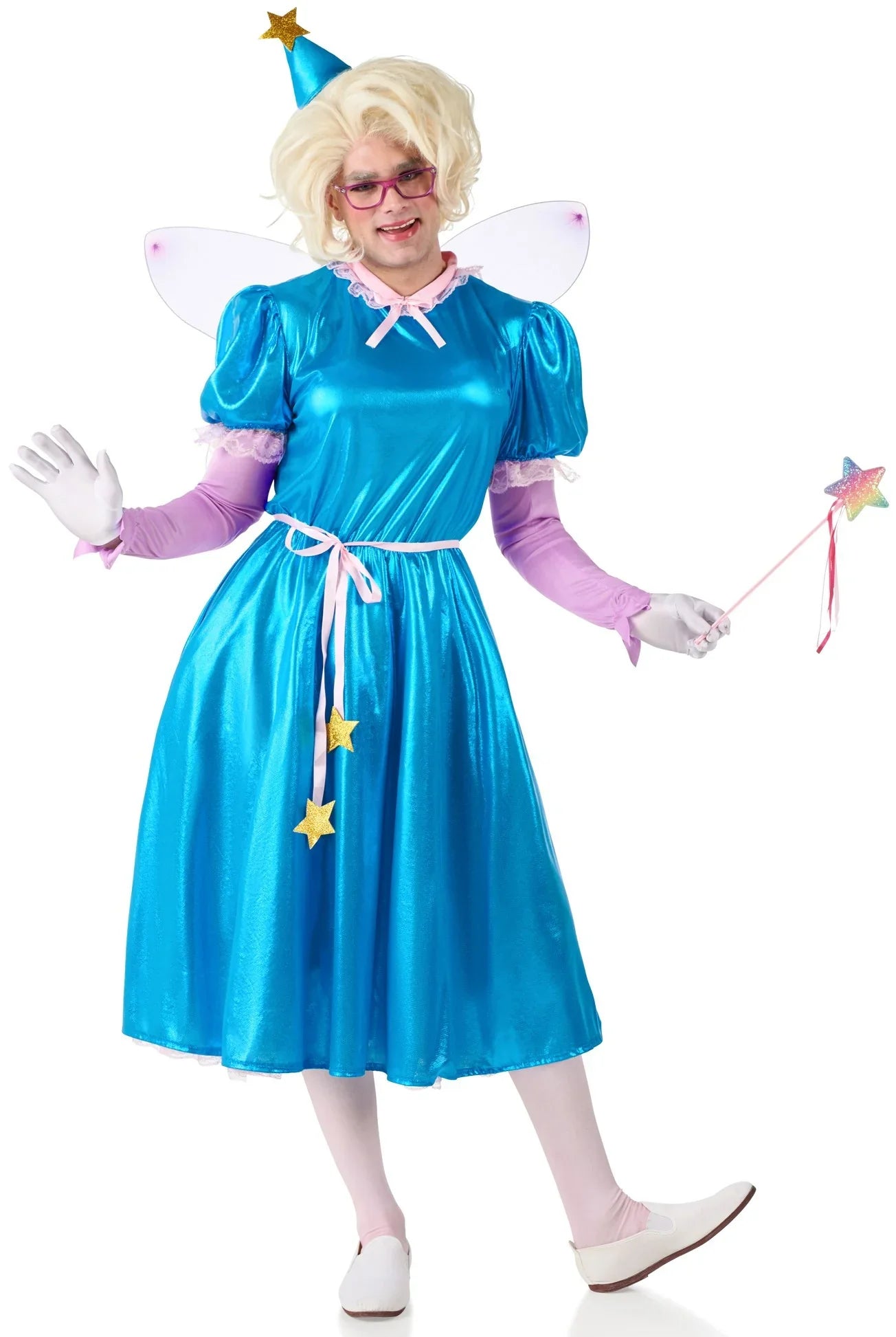 Disfraz de Hada Madrina para Hombre Hadas, Duendes y Elfos Kimokawaii