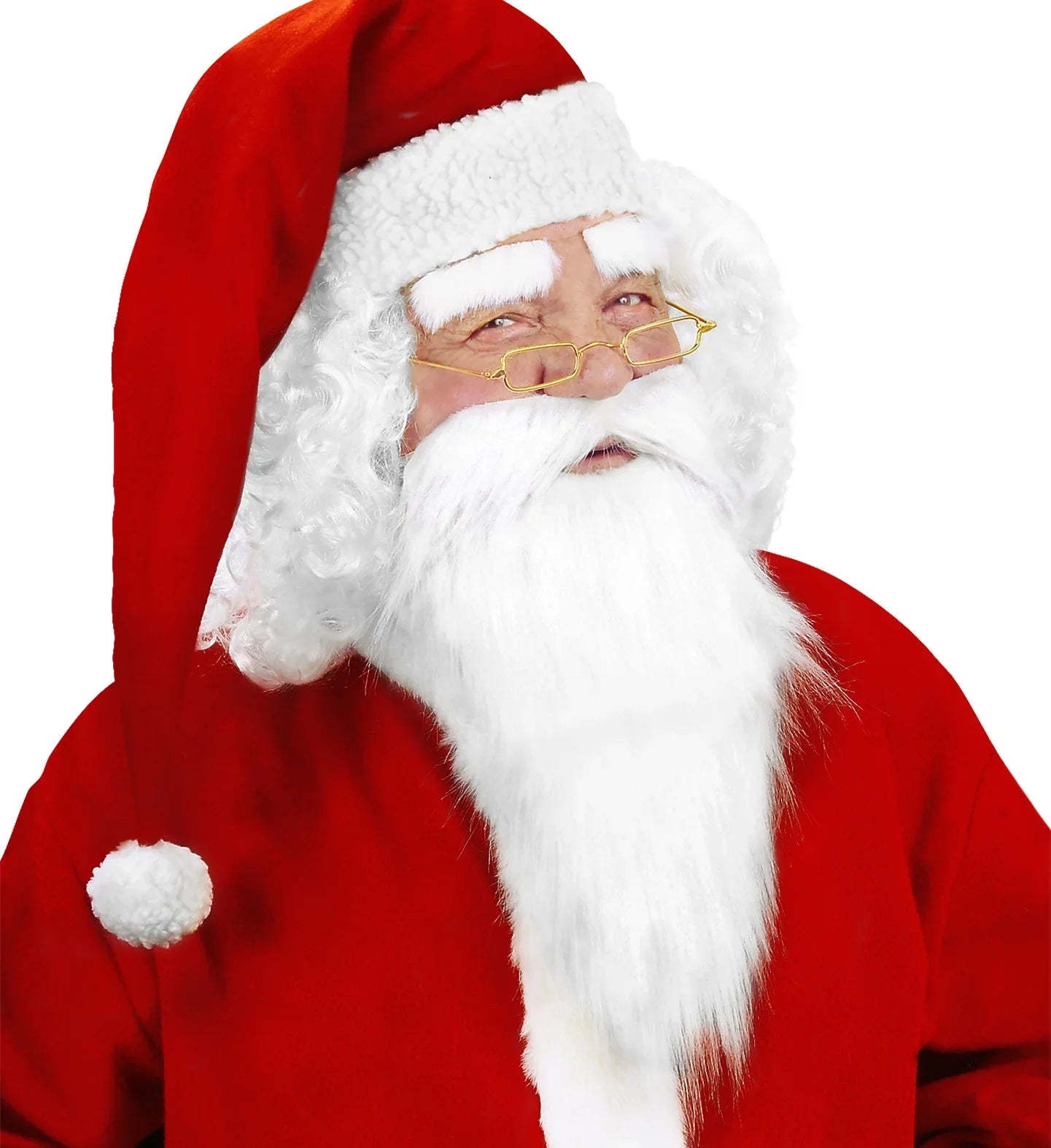 Barba con Pestañas de Papá Noel COMPLEMENTOS Widmann