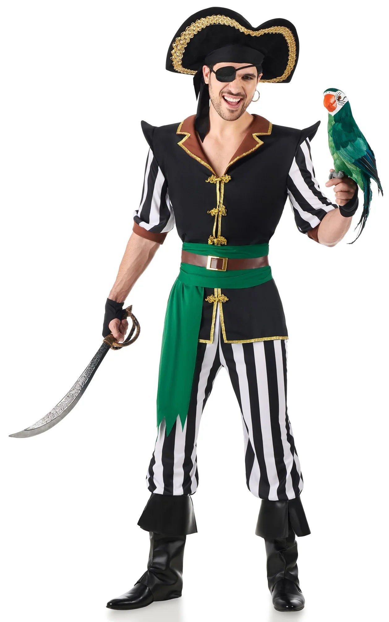 Disfraz de Pirata Elegante para Hombre Piratas Kimokawaii