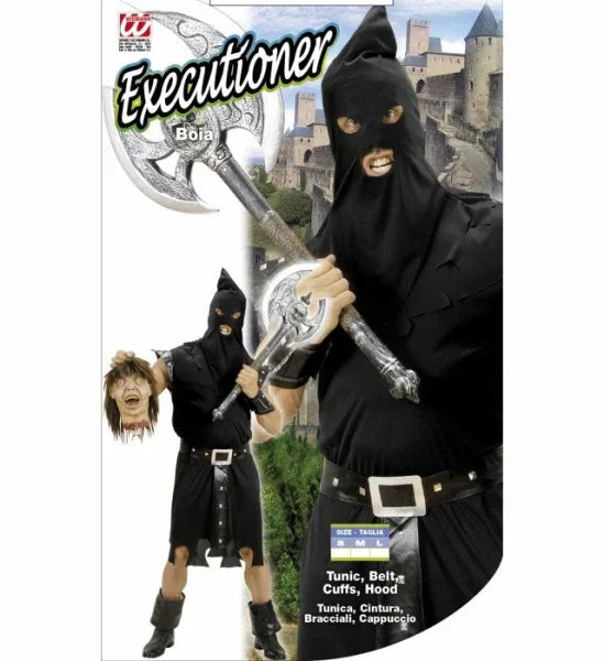Disfraz de Verdugo Negro para Hombre Adultos Widmann