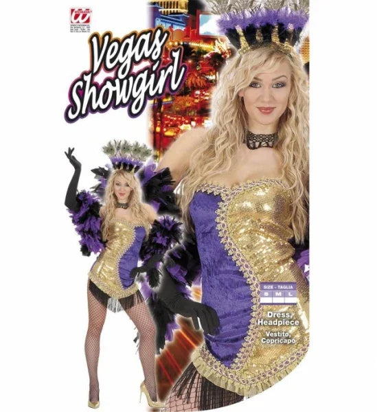 Disfraz de Vegas Showgirl Adultos Widmann
