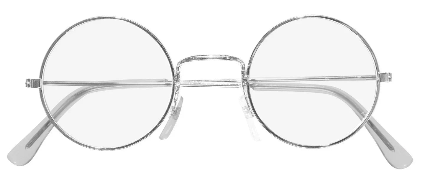 Gafas Redondas Metálicas Plateadas Gafas Widmann