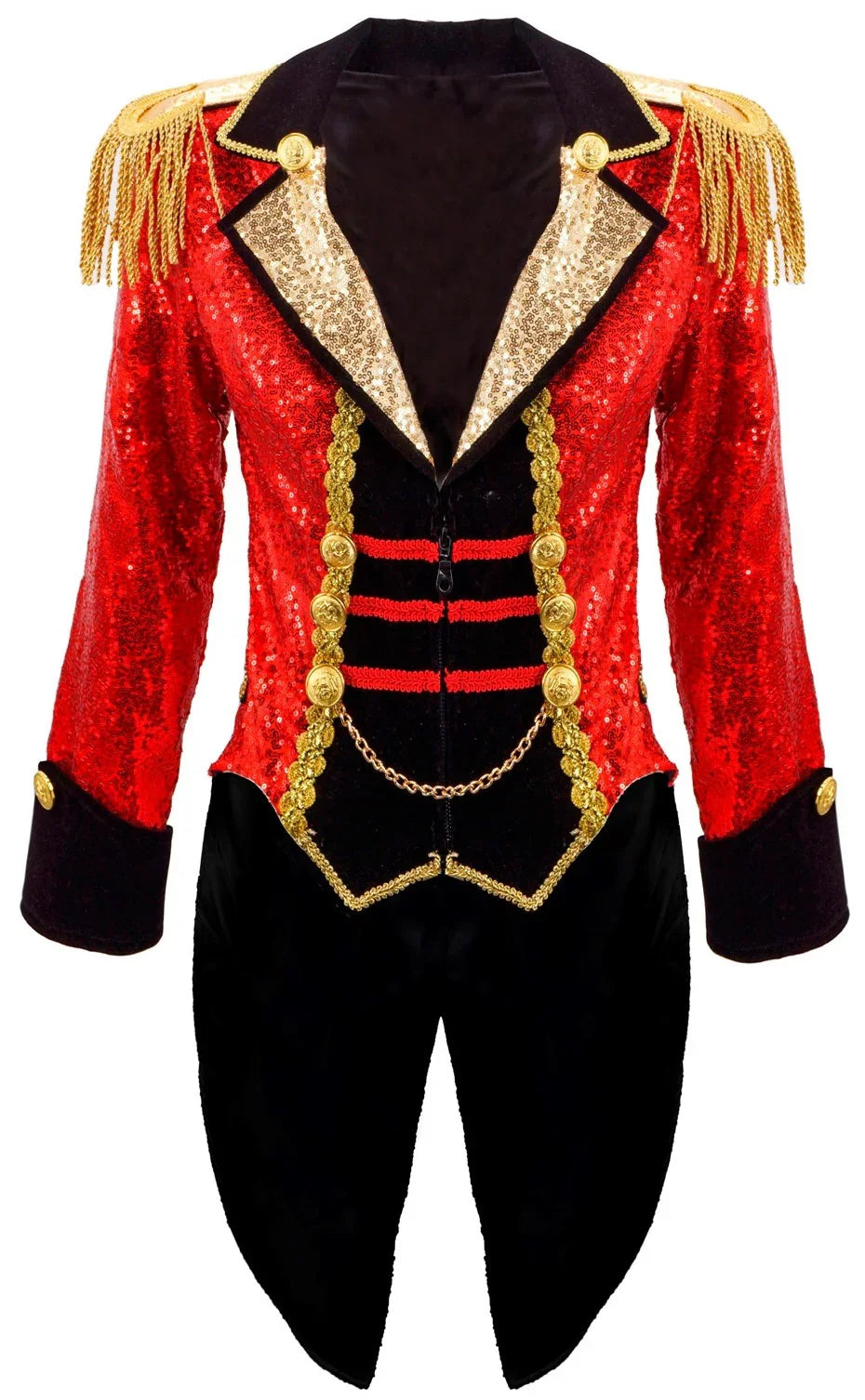 Chaqueta de Domadora Roja con Lentejuelas para Mujer Domador Widmann