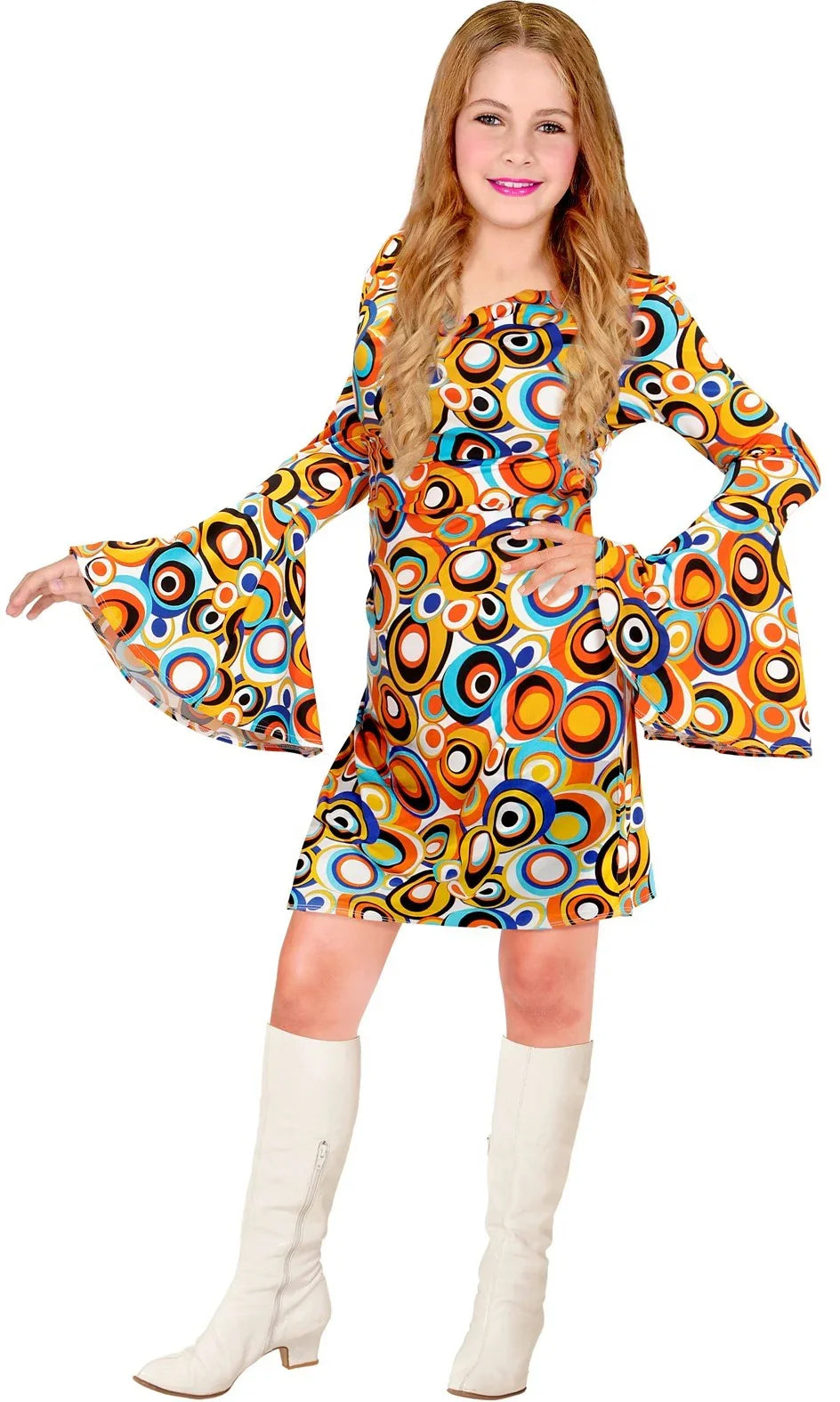 Disfraz Disco Años 70 Multicolor para Niña Disco Infantiles Widmann