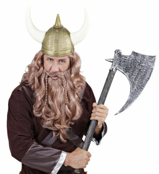 Casco Vikingo con Cuernos y Pico Cascos Widmann