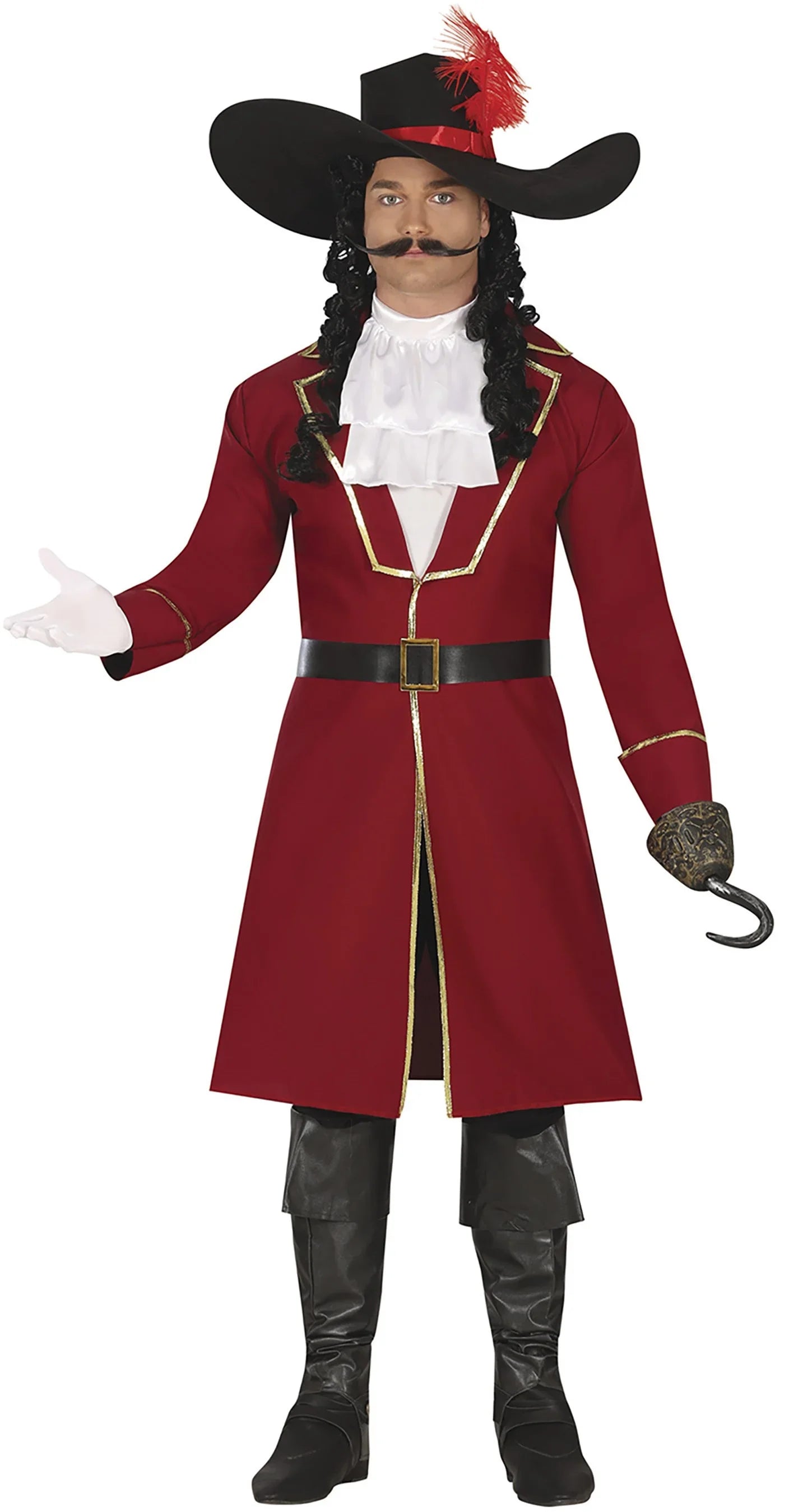 Disfraz de Capitán Garfio Elegante para Hombre Capitán Garfio Guirca