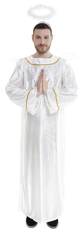 Disfraz de Ángel Navideño con Alas para Hombre Ángeles Partilandia