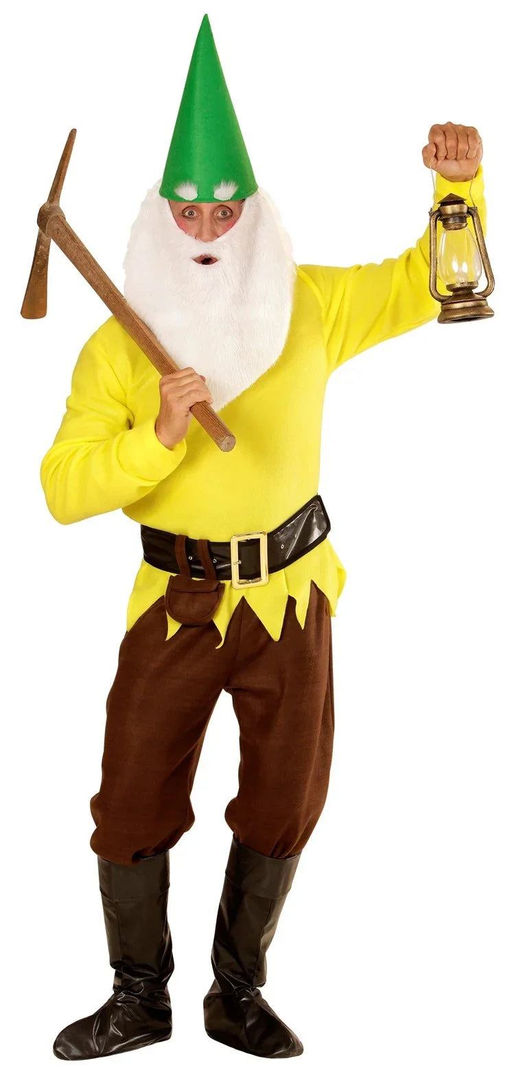 Disfraz de Gnomo Amarillo para Hombre Gnomo Widmann