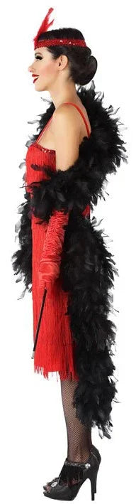 Disfraz de Charlestón Años 20 Rojo para Mujer Charlestón Atosa