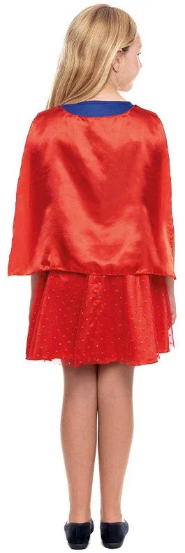 Disfraz de Superheroína de Krypton para Niña Superman y Supergirl Partilandia