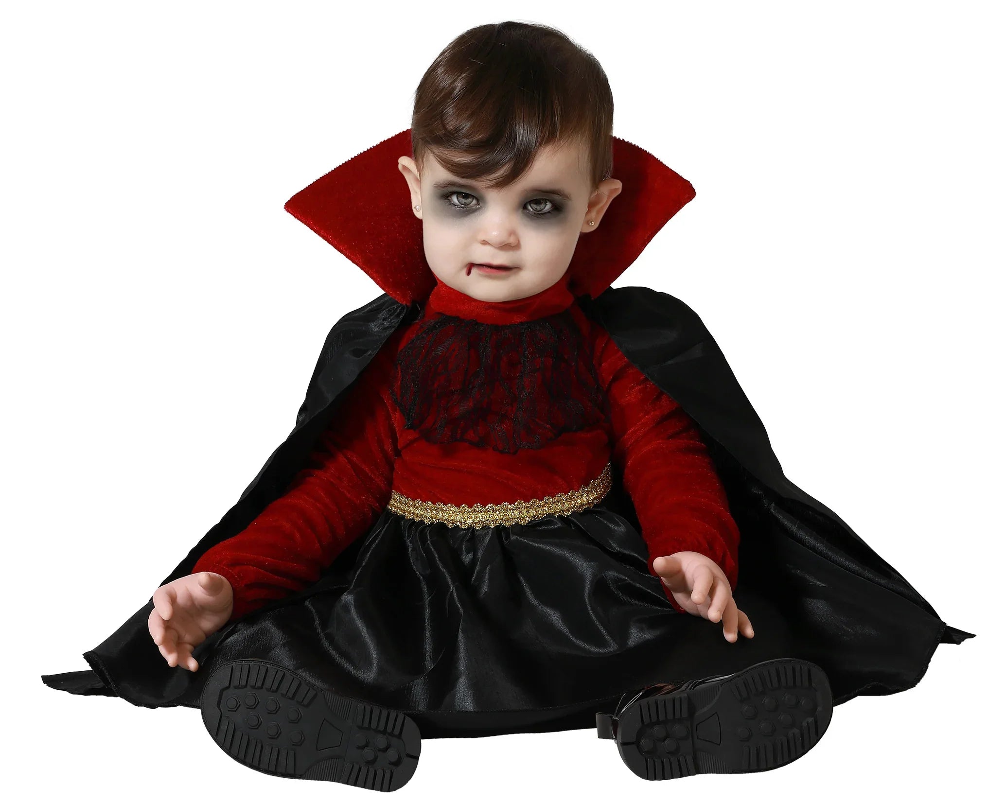 Disfraz de Vampiresa con Capa para Bebé Vampiros y vampiresas Atosa