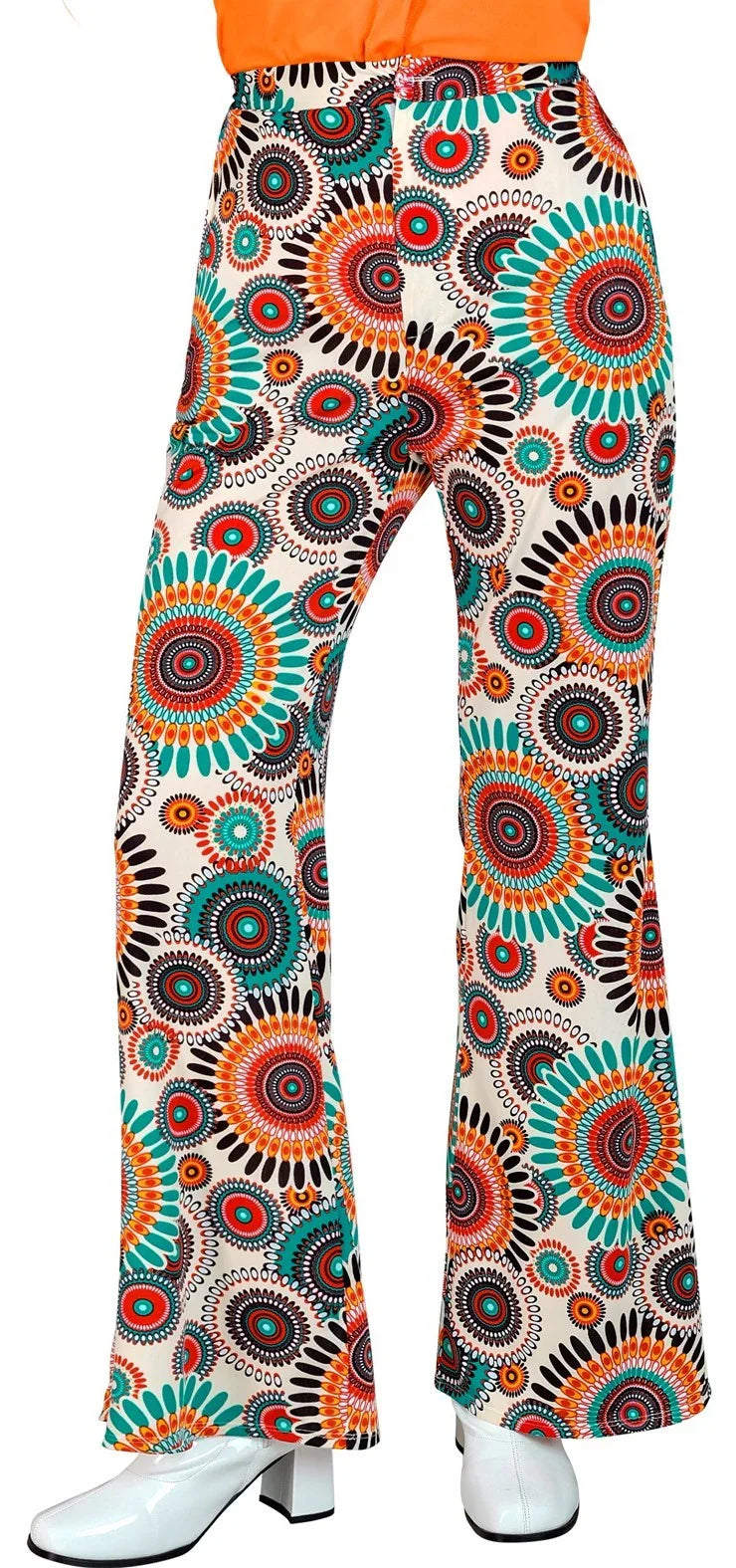 Pantalón Años 60 con Estampado Multicolor para Mujer Años 60 Widmann