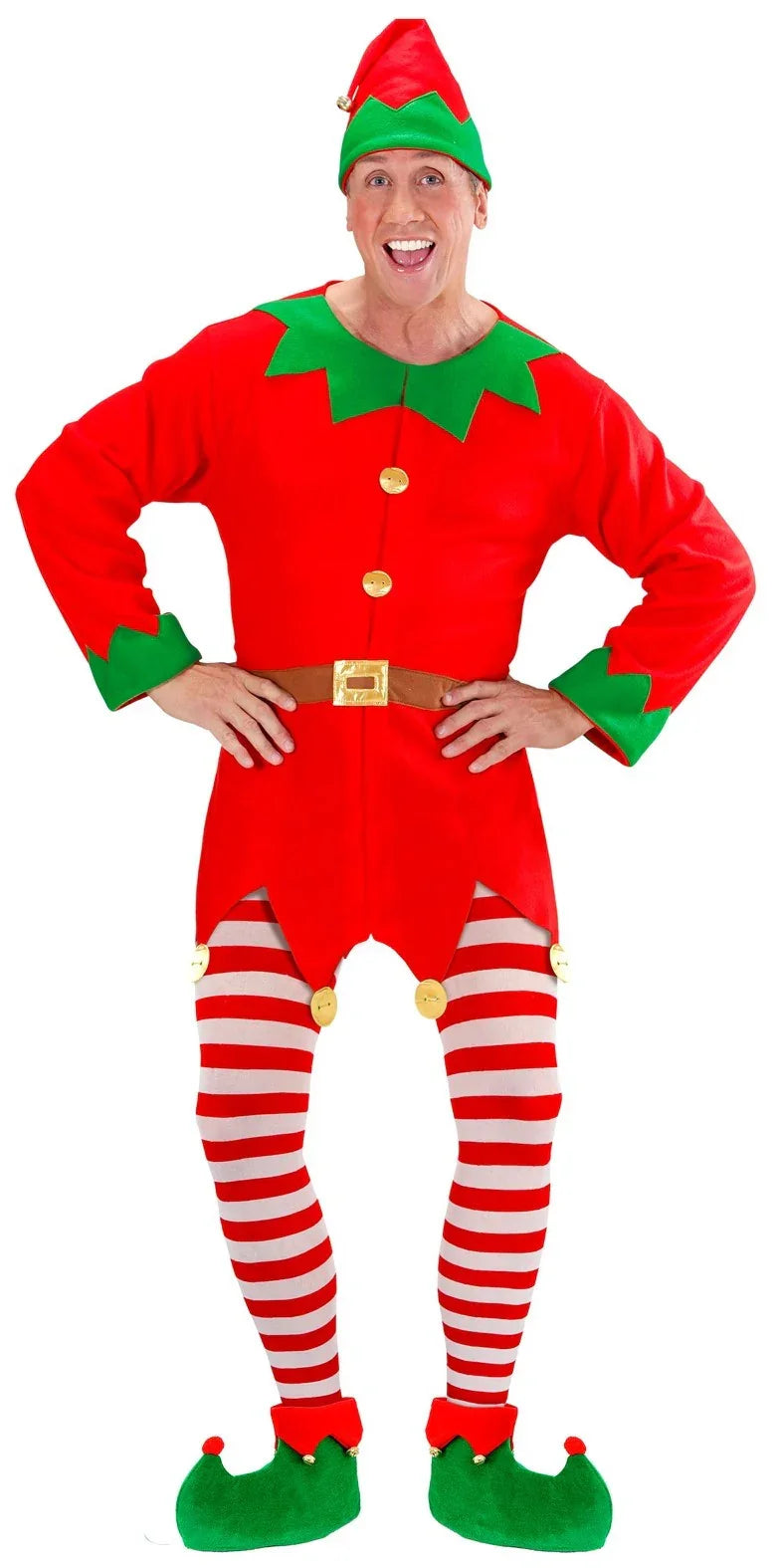 Pantys Navideños de Rayas Rojas y Blancas para Adulto Medias y Pantys Widmann