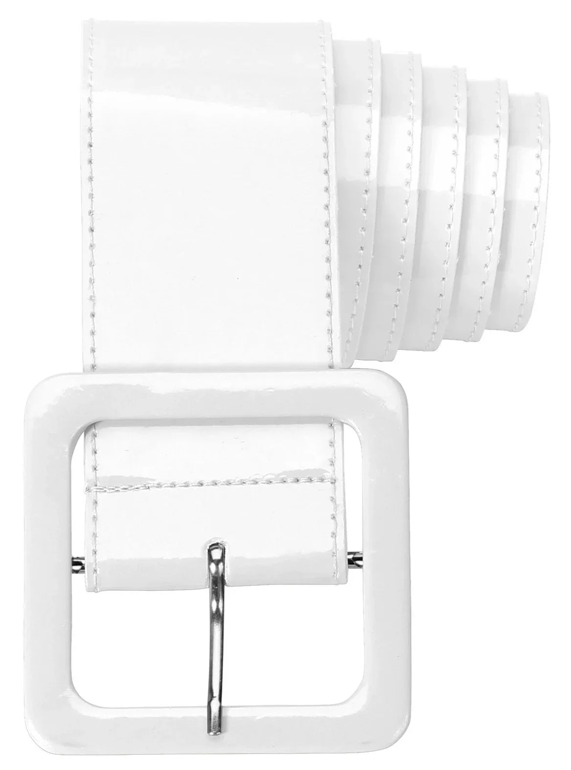 Cinturón Blanco Ancho de Vinilo Cinturones Widmann