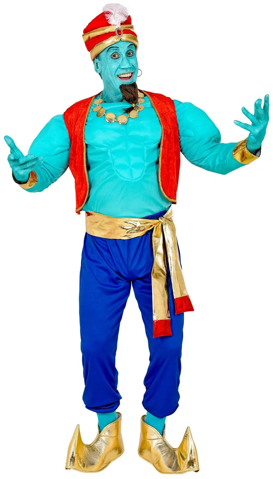 Disfraz de Genio Mágico de la Lámpara para Hombre Genio de la Lámpara Widmann