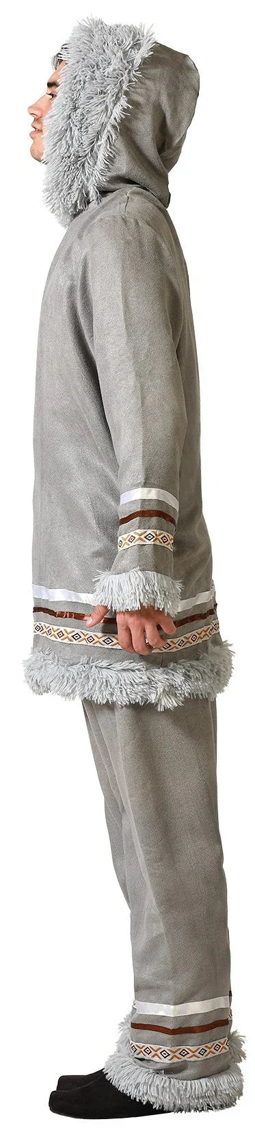 Disfraz de Esquimal Gris para Hombre Esquimales Atosa