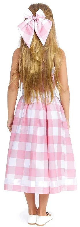 Disfraz de Muñeca Barbie con Vestido Rosa para Niña Barbie Partilandia