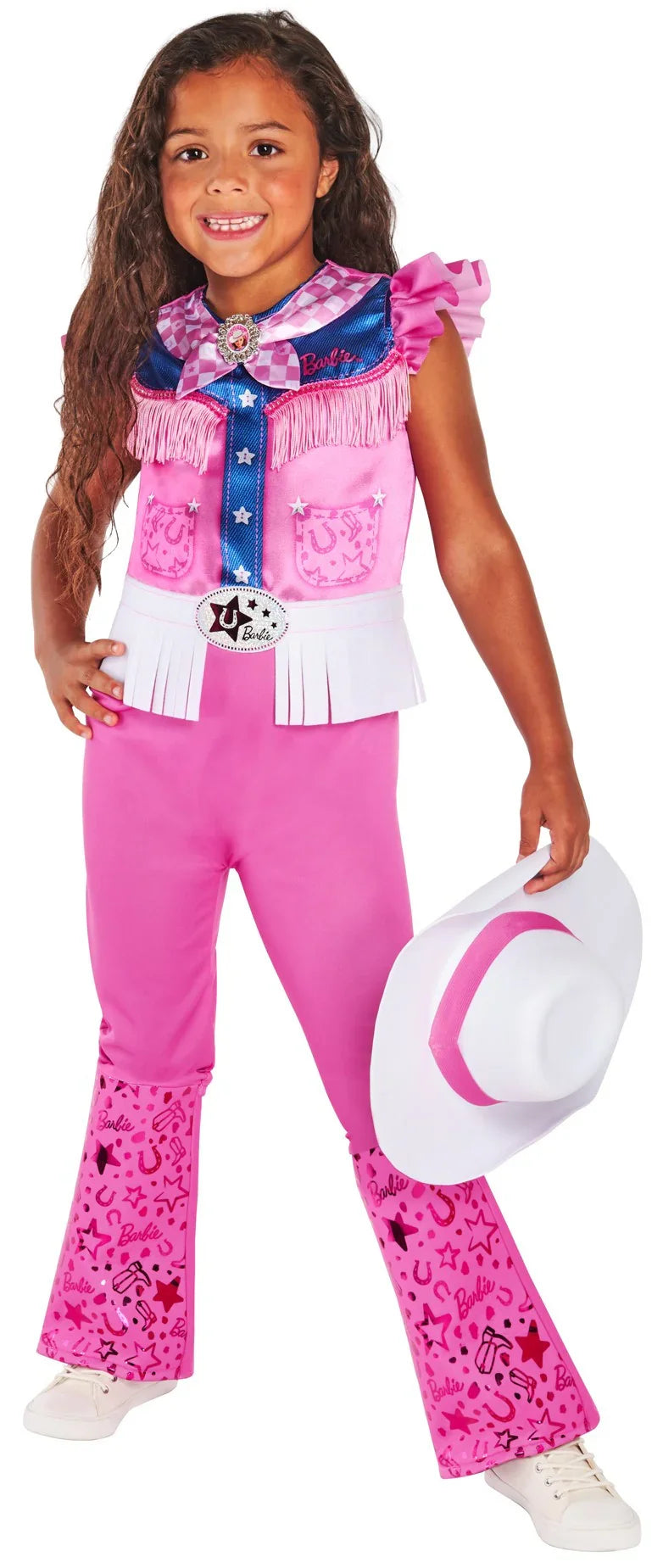 Disfraz de Barbie Cowgirl Rosa para Niña Barbie Rubies