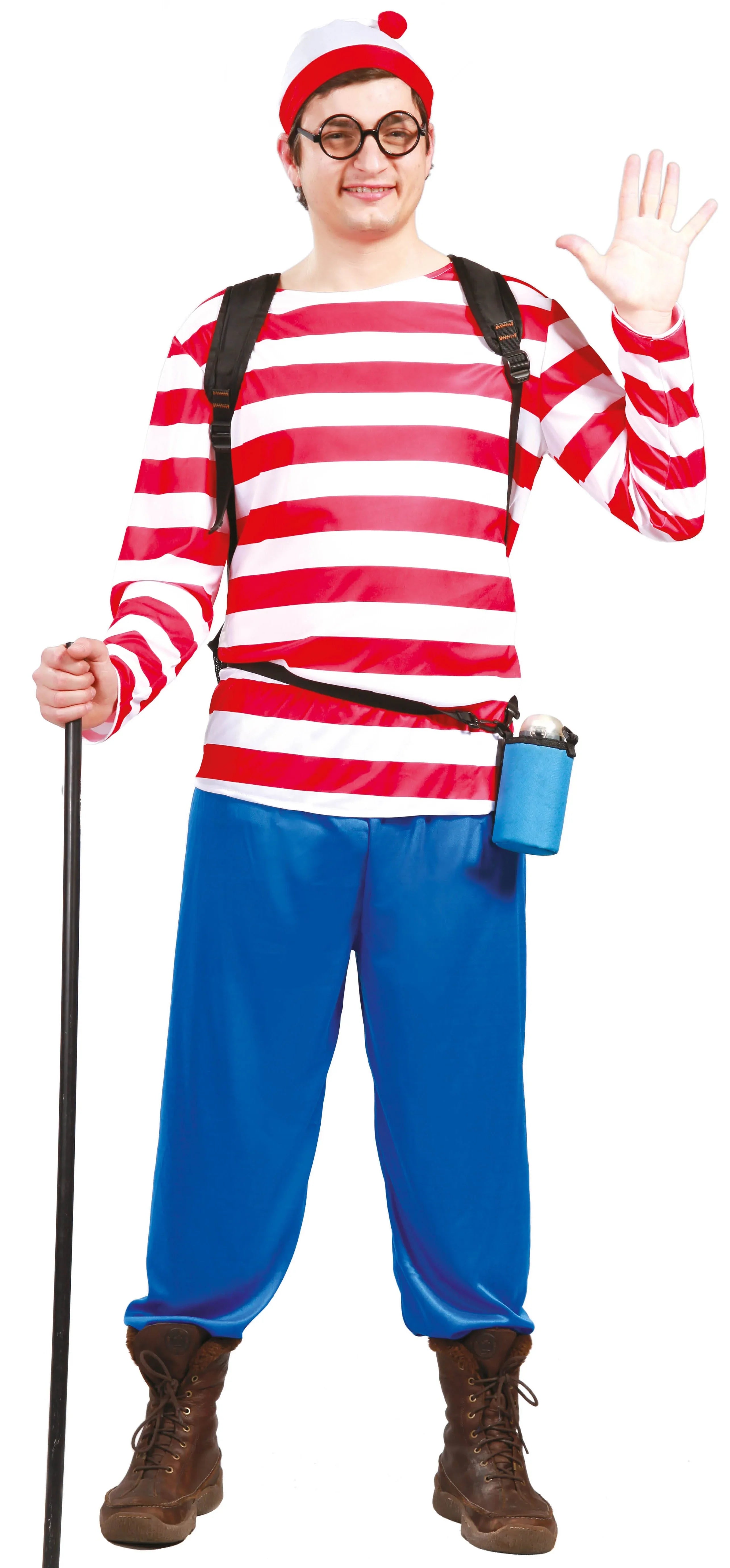Disfraz de Wally Excursionista para Adulto Cuentos y Dibujos Animados Guirca