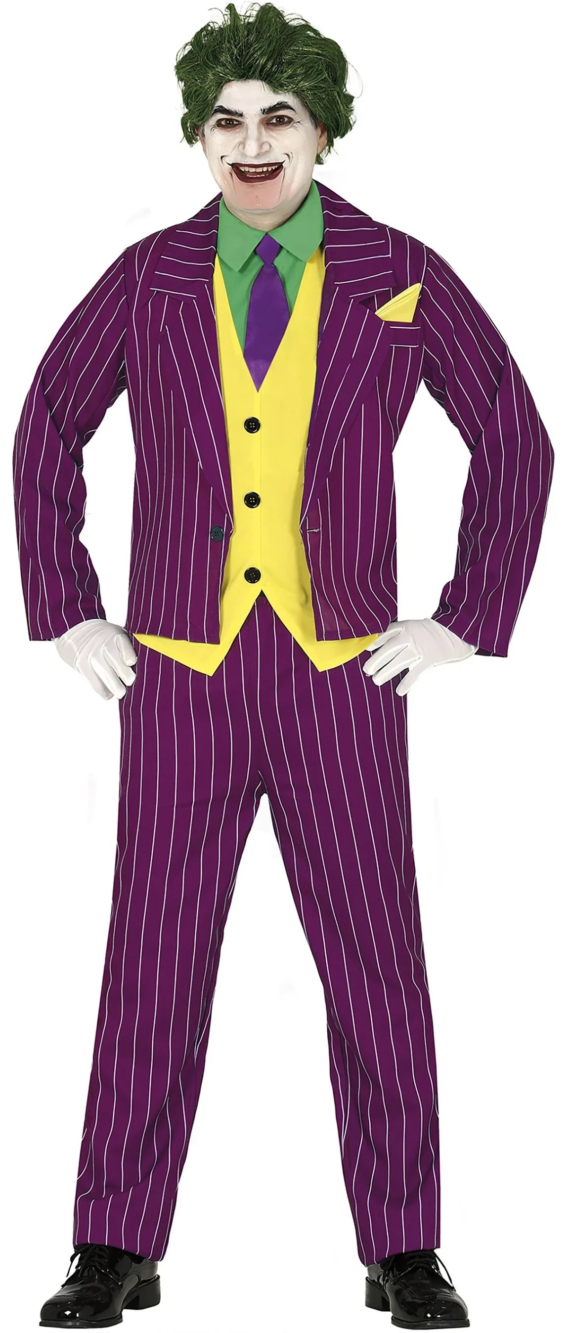 Disfraz de Joker Villano Loco para Adulto Joker Guirca