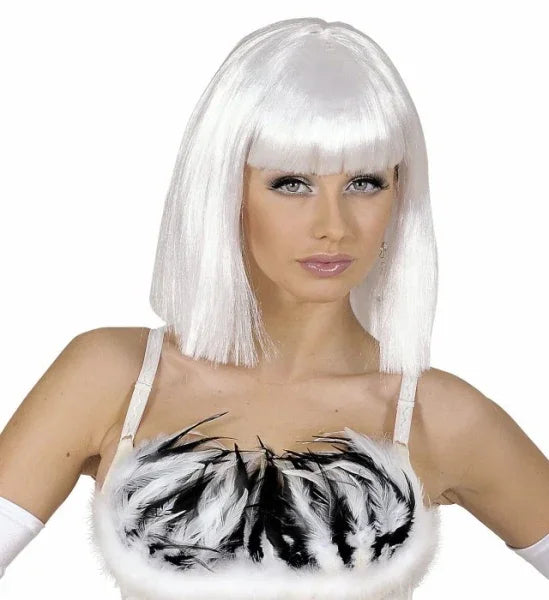 Peluca Blanca Lisa Showgirl COMPLEMENTOS Widmann