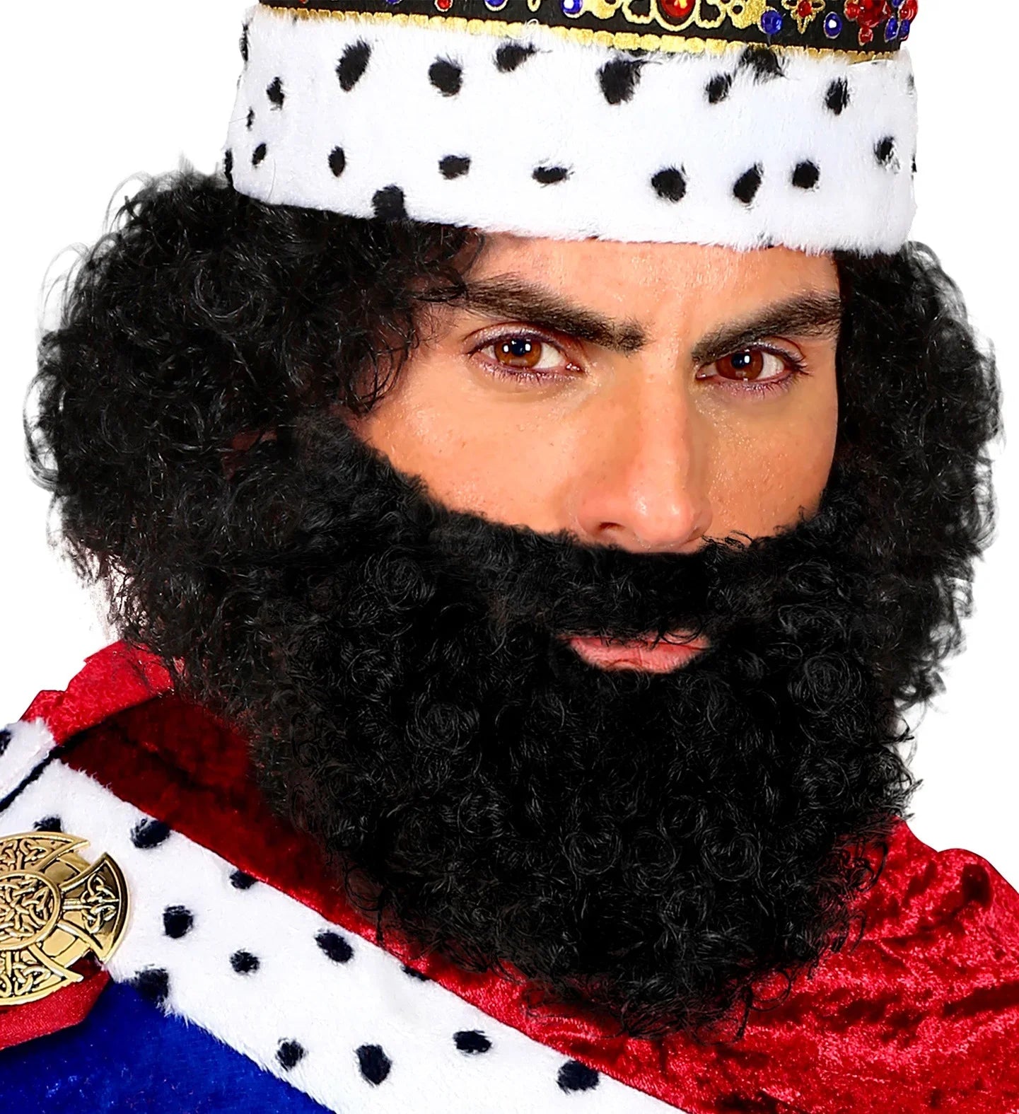 Barba Negra Rizada COMPLEMENTOS Widmann